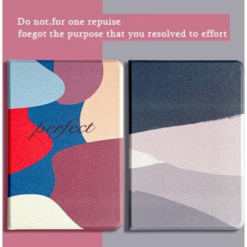 For ipad pro 11 air 2 3 4 mini 4 5 case Artistic simple color matching new silicone protective cover