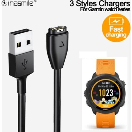 Dock Charger Charging cable for Garmin Vivoactive 3 4s 935 945 Fenix 5 5X 5S Plus 6 6S 6X Pro Clip Charger for Forerunner 235