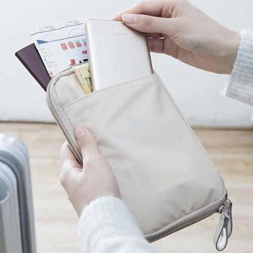 Travel Credit Card Holder Passport Cover Bank Card Protection Passport Bags Business Card Organizer for Documents Womens Wallet