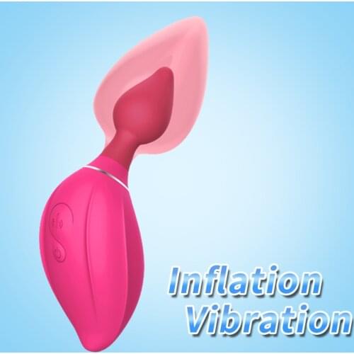G point flirt USB charging unisex automatic inflation inflation vibration Silicone anal plug adult supplies