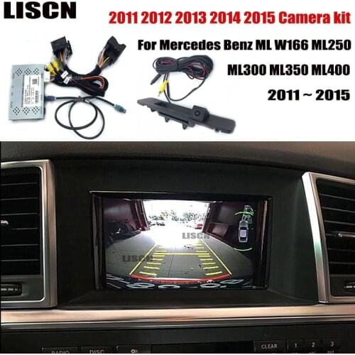 HD Reversing Camera interface For Mercedes Benz ML W166 ML250 ML300 ML350 ML400 2011 ~ 2015 OEM Screen Front Rear camera adapter