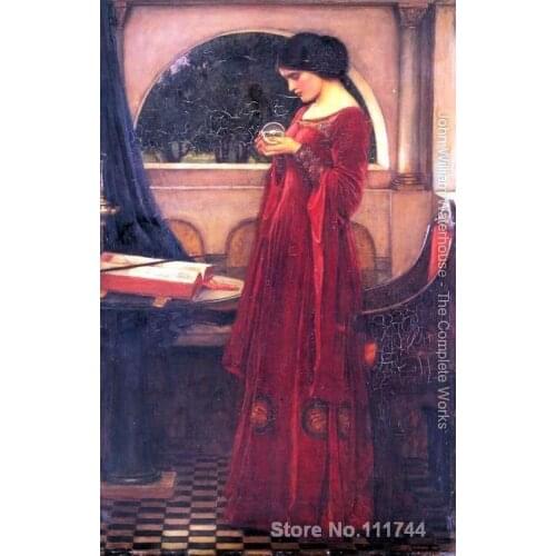 Artwork for home Crystal Ball John William Waterhouse paintings Hand painted High quality