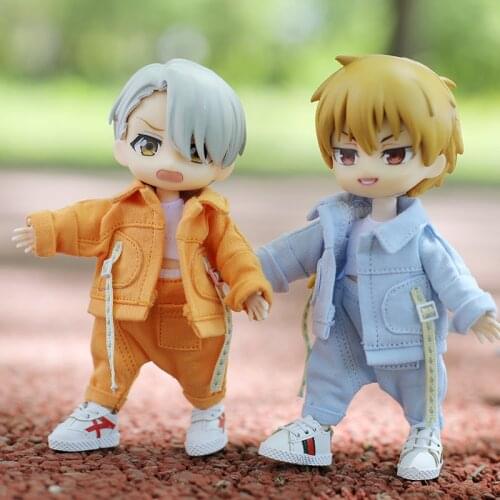 Cool Doll Clothes lovely Coat and Dolls pant suit for ob11,obitsu 11,holala,GSC,1/12bjd doll clothes accessories for dolls toy