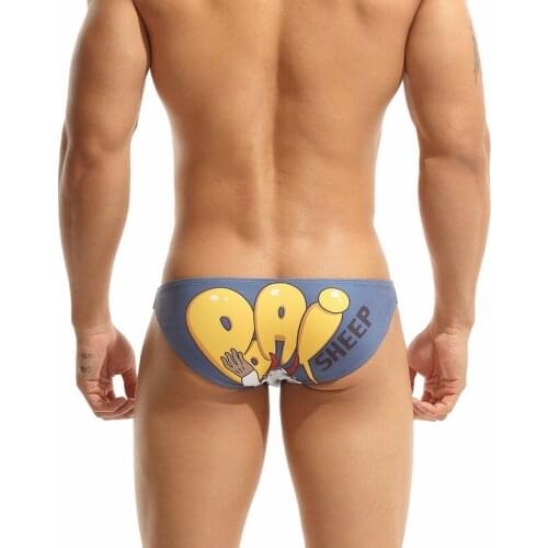 Summer Sexy Low Waist Swimming Trunks Men Gay Bikini Swimwear Surffing Boxer Board Shorts Beachwear Bathing Suit Swimsuits