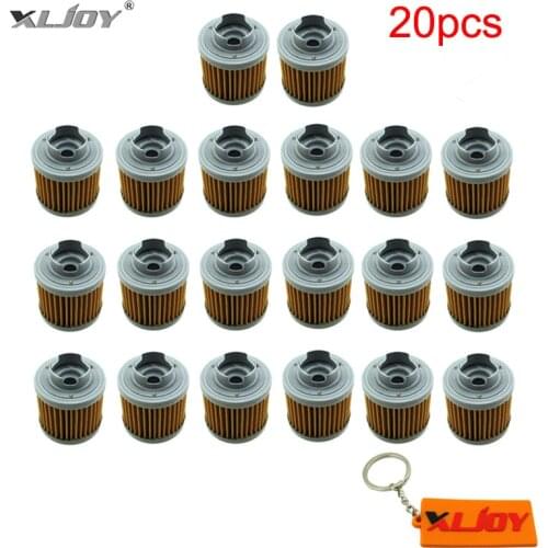 20Pcs Oil Filters For ATC125M TRX125 FOURTRAX CB50R DREAM 50R Minicross Honda # 15412-HB6-003 MiniGP Minimotard Pit Bike