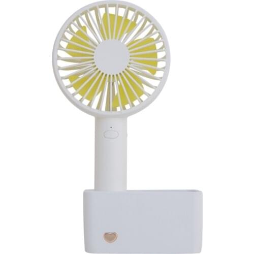 Mini USB Handheld Fan Base Electric Fan 3 Speed Personal Small Desktop Table Quiet USB Fan for Home Bedroom Office