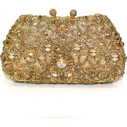 Fashion Women Accessories Beautiful Diamonds Luxury Clutches Bridal Wedding Party Purse Wild Small Crossbody Chain Shoulder Bag