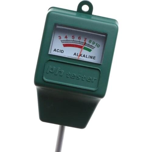 Portable Soil PH Tester Test Meter Detector Testing Tool Gardening Plant Flower Square Shape