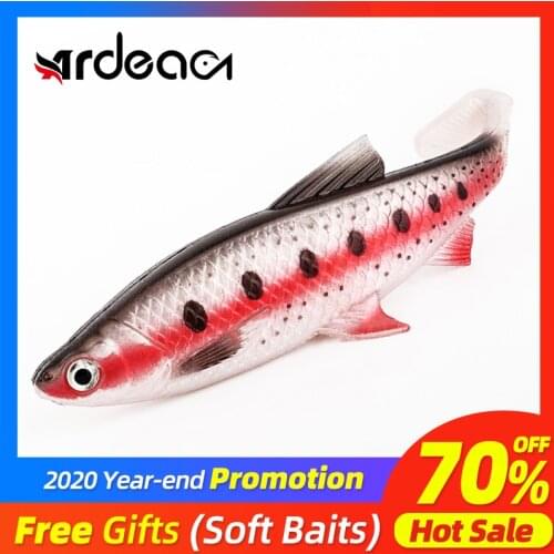 Ardea Soft Fish Lure 160cm 36.5g T-tail Artificial Silicone Fishing Bait PVC Swimbait Wobblers Shad Carp Flexhead Fishing Tackle