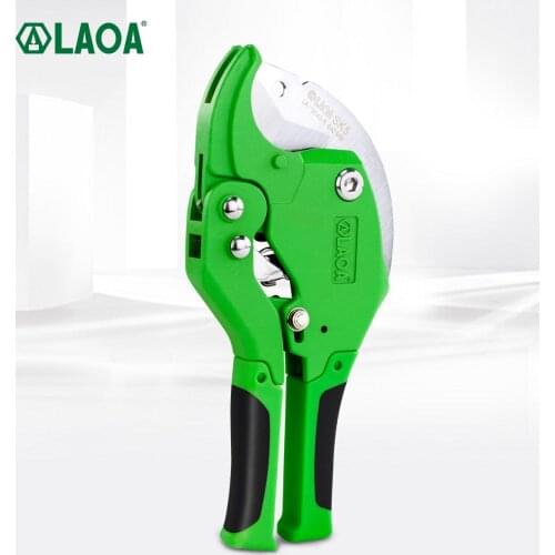 LAOA 42mm Pipe Cutter PVC Pipe Water Tube Scissors SK5 Material Aluminum Alloy Blade PVC/CPVC/VE/PE Portable Plumbing Tool