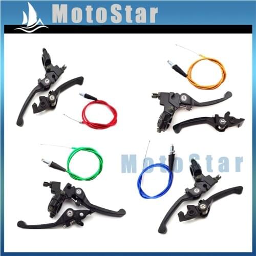 Handle Brake Clutch Lever Throttle Cable For Chinese Pit Dirt Motor Trail Bike 50cc 70cc 90cc 110cc 125cc 140cc 150cc 160cc