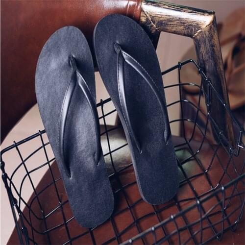 2021 Couple Flip Flops Mens And Womens Beach Shoes Anti-Slip Personality Flip-Flop Sandals And Slippers For Students