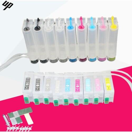 Continuous ink supply system CISS compatible for Epson P600 surecolor P600 SC-P600 printer with auto reset chips T7601