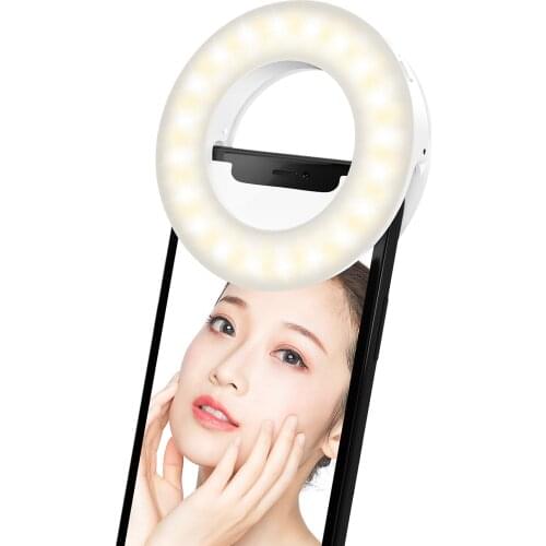 LED Selfie Ring Neon Light Portable USB Mobile Phone Camera Live Broadcast Fill Lamp Novelty Beauty Makeup Whitening Outdoor
