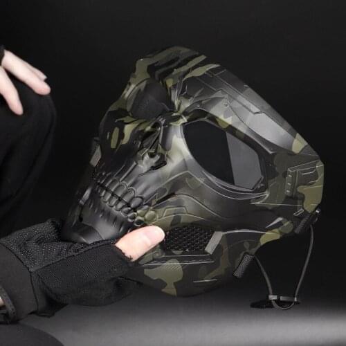 Tactical Airsoft Mask Outdoor Cycling Field Hunting Camouflage Mask Paintball BB Gun Shooting War Game Air Rifle Accessories