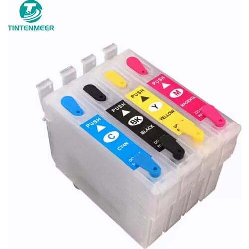 TINTENMEER refillable empty cartridge with auto reset chip T0731 73N for epson CX3900 CX5900 CX4900 CX4905 CX3905 TX100 printer