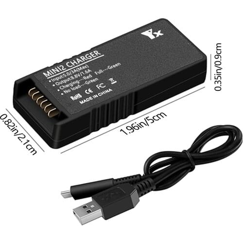 YX for DJI Mavic Mini 2 QC3.0 Fast Charger Battery USB Charging ,With TYPE C Cable , charger For Mavic Mini 2 Drone Accessories