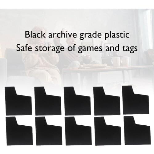 10pcs/lot Dust Protective Case Cover For Nintendo for NES Game Cartridge Dust Sleeve For NES Matte Protectors Covers Black