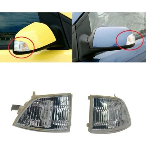 1 Pair Replacement for Ford Focus C-MAX 2003-2013 Cafoucs Car Rear View Mirror Turn Signal Light 6M5Y 13B381