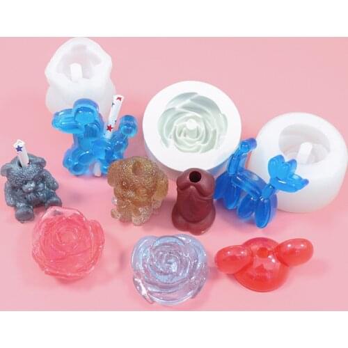 2020 New Design Straw toppers silicone mold mickey straw toppers silicone mould DIY resin silicone straw toppers molds 15 piece