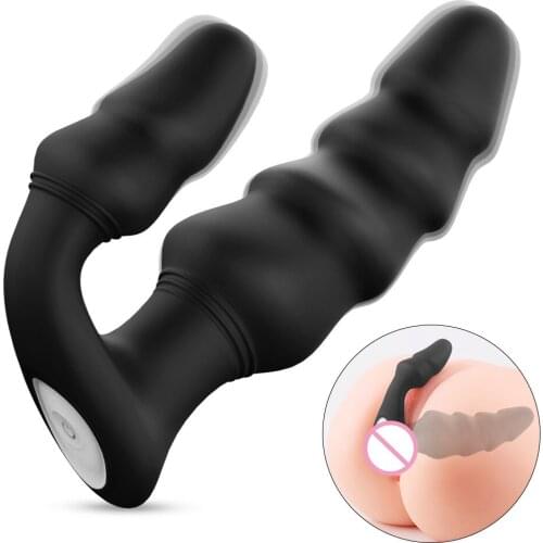 Anal Plug Vibration Remote Control G-spot Dildos Vibration Prostate Massager Anal Vibrator Sex Toys Women Vibrating Butt Plug