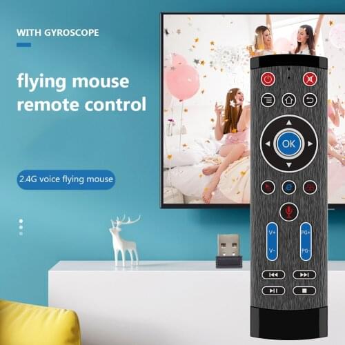 Max Remote Control Gyroscope Voice Household 2.4G T1 Wireless Air Mouse TV Watching Accessories for Android TV Box