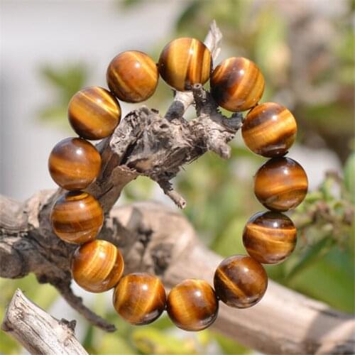 WWLB Minimalist 6mm To 20mmTiger eyes Beads Bracelet Men Charm Natural Stone Braslet For Man Handmade Casual Jewelry Pulseras