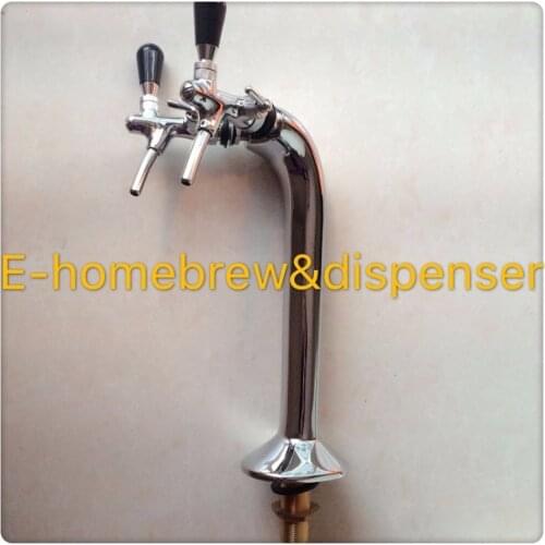 Cobra Design Brass Material Two Way Beer Tower With Cooling Lines(with taps)