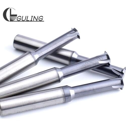 CNC Machine 60 Degree Solid Carbide Thread Milling Cutter M4 M5 M5 M8 M10 M12 M14 M18 Single Flute Metric end mill mills