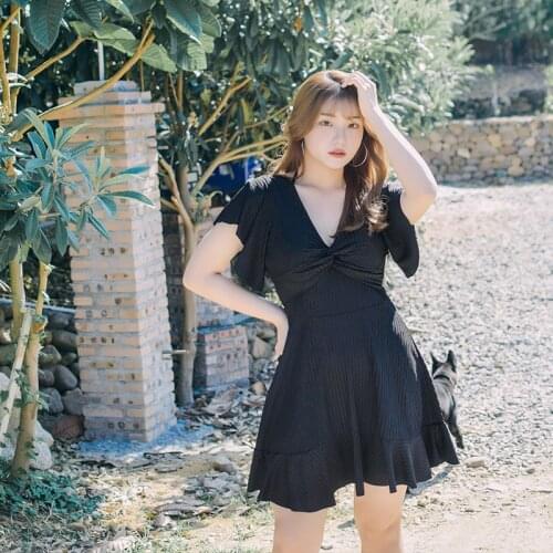 Swimming Suit for Women One Piece Plus Size Swimwear Halter Underwire Swimsuit Bathing Suit Swimdress 1 Pieces for Large Breasts