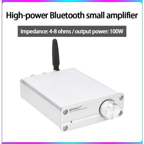 KYYSLB DC12-24V 100W 4-8 Ohm High Power 2.0 Stereo Small Amplifier Enthusiast High Fidelity Lossless Bluetooth 5.0 Amplifier