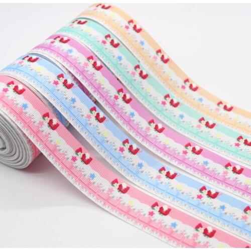 5 Yards 1'' 25MM Fruits/Cake Printed Grosgrain Ribbons For Hair Bows DIY Handmade Materials Y19121803