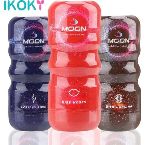 Male Masturbator Cup Penis Sucking Massager Sex Toys For Men Silicone Dolls Real Vagina Pussy Soft 3D Erotic Machine Adults Shop