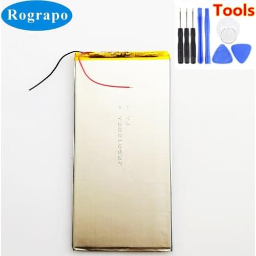 New 3773140 3.8V 4800mAh Li Polymer Battery For Bluetooth Notebook Tablet PC Electronics Safety Lamp Power Bank 2-wires+tools