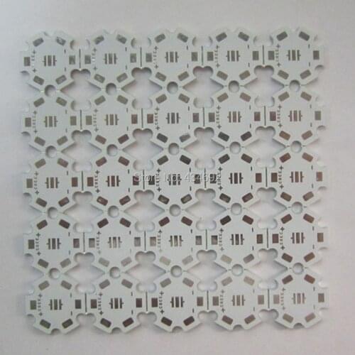 Wholesale Cree XT-E XP-E XP-G LED PCB Aluminum Star base plate Circuit board 20mm Diameter For DIY LED Flashlight Torch Light