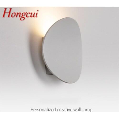 Hongcui Modern LED Wall Sconce Aluminum Wall Lamp Creative Decorative For Home Living Room Bedroom Balcony Corridor