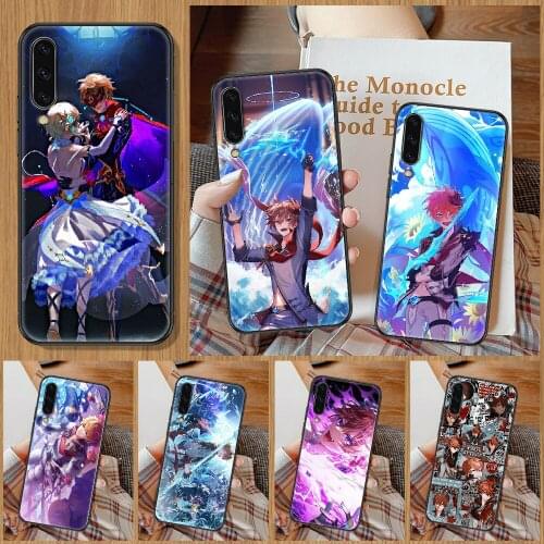 Genshin Impact Tartaglia Phone Case For Samsung Galaxy A 10 12 20E 21S 30 32 40 50 51 52 70 71 72 5 6 7 2016 2018 black trend