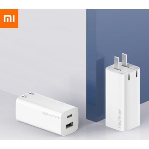 Xiaomi 65W GaN Charger 1A1C Dual-port Fast Charging Type-C USB-A for Mobile Phone and Laptop Charger