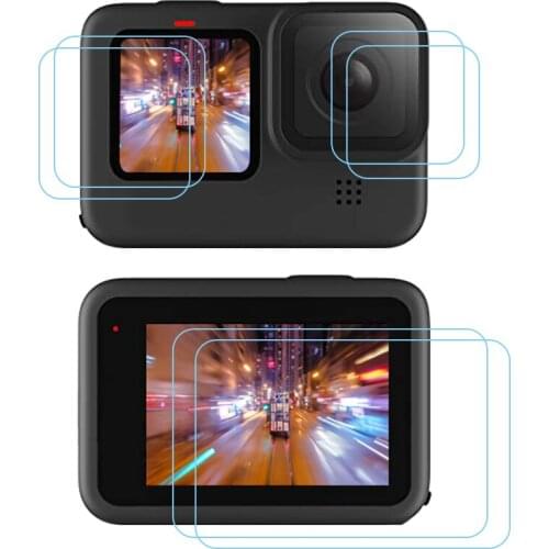 Tempered glass protective film For Gopro Hero 9 Gopro9 Hero9 black sports camera film screen protector scratch proof