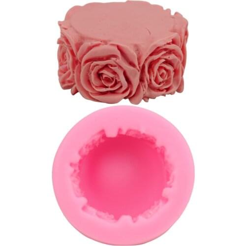 1 Pcs 3D Rose Silicone Soap Mold Crafts Handmade Craft 3D Insect Soap Mold Soap Molds For Soap Making Soap DIY Tool