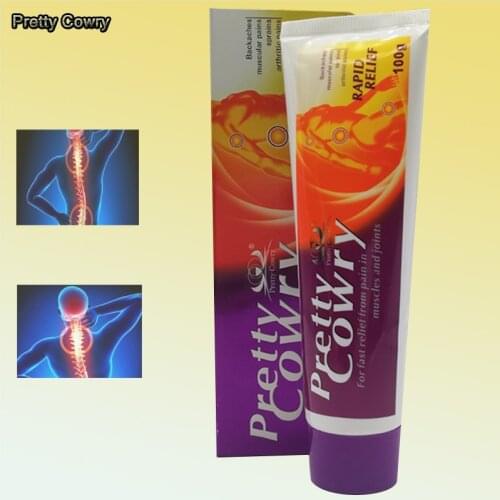 100G Pretty Corwy Pain Relief Massage Cream Fast Relieing From Pain In Muscles Joints Natural Herb Plaster Body Massage Ointment