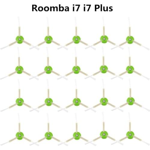 20PCS Washable Accessories Side Green Brush For irobot Roomba i7 i7 Plus + i7P E5 E6 Roombai7 Robot Vacuum Cleaner Parts Kits