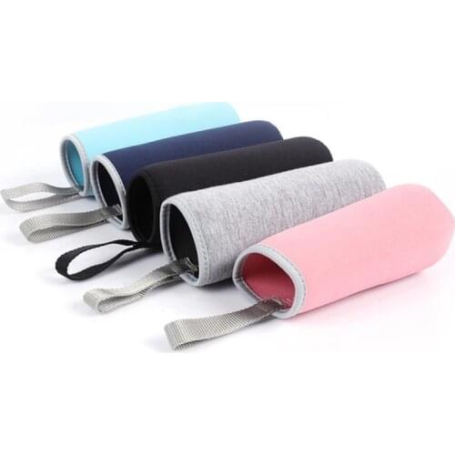 360ML/420ML/550ML Portable Bottle Cover Soft Neoprene Warm Heat Insulation Gym Bottle Cup Cover Pouch Sport Camping Accessories