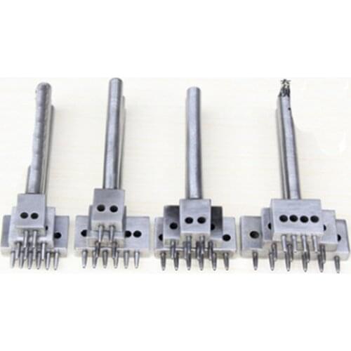 4/5/6/8mm 2/4/6 Holes Row Leather Punch Craft Hole Tool Belts Trim Handworking