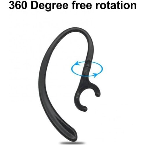 6/7/8/9mm 360 Degree Rotatable Anti-falling Ear Hook Clip Earphone Accessory