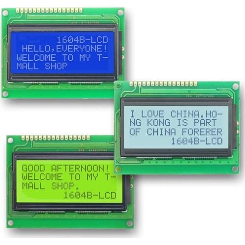 16PIN Parallel Character LCD1604 Display Screen SPLC780 Controller 3.3V 5V Backlight