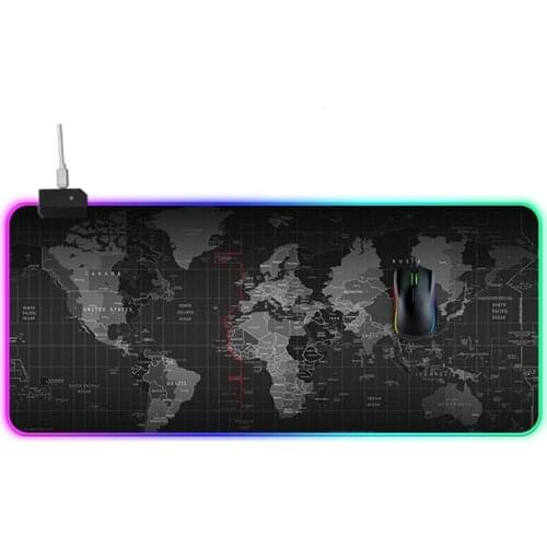 Big Mouse pad RGB Gaming Mouse Pad Gamer Computer Mousepad RGB Backlit Mause Pad Large Mousepad For Desk Keyboard LED Mice Mat