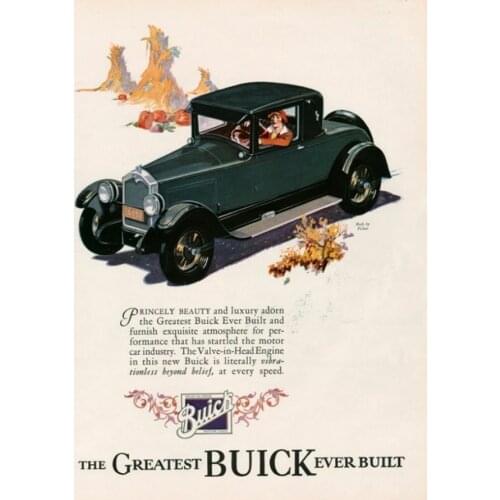 THE GREATEST BUICK LARGE metal Retro Aluminium tin Sign VINTAGE AD GARAGE