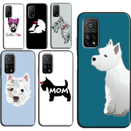 Westie Scottie Scottish Terrier Case For POCO M3 F1 F2 F3 X3 Pro Cover For Xiaomi Mi 11 Lite Note 10 Mi 11 Ultra 10T Pro