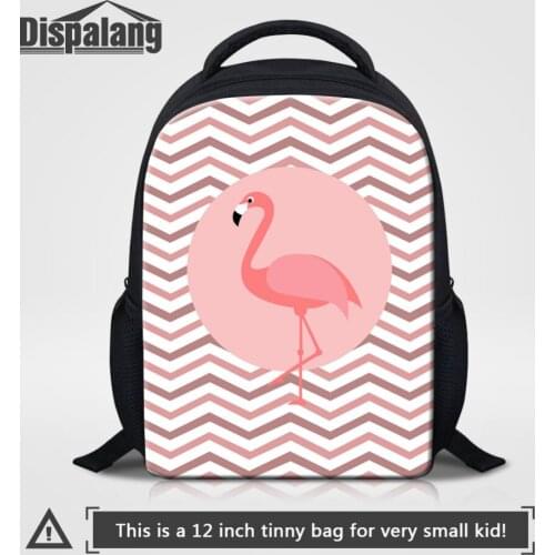 Dispalang Flamingo Printing Small Backpacks for Kindergarten Animal Children Shoulder Backpacks Kids School Bags for Baby Girls